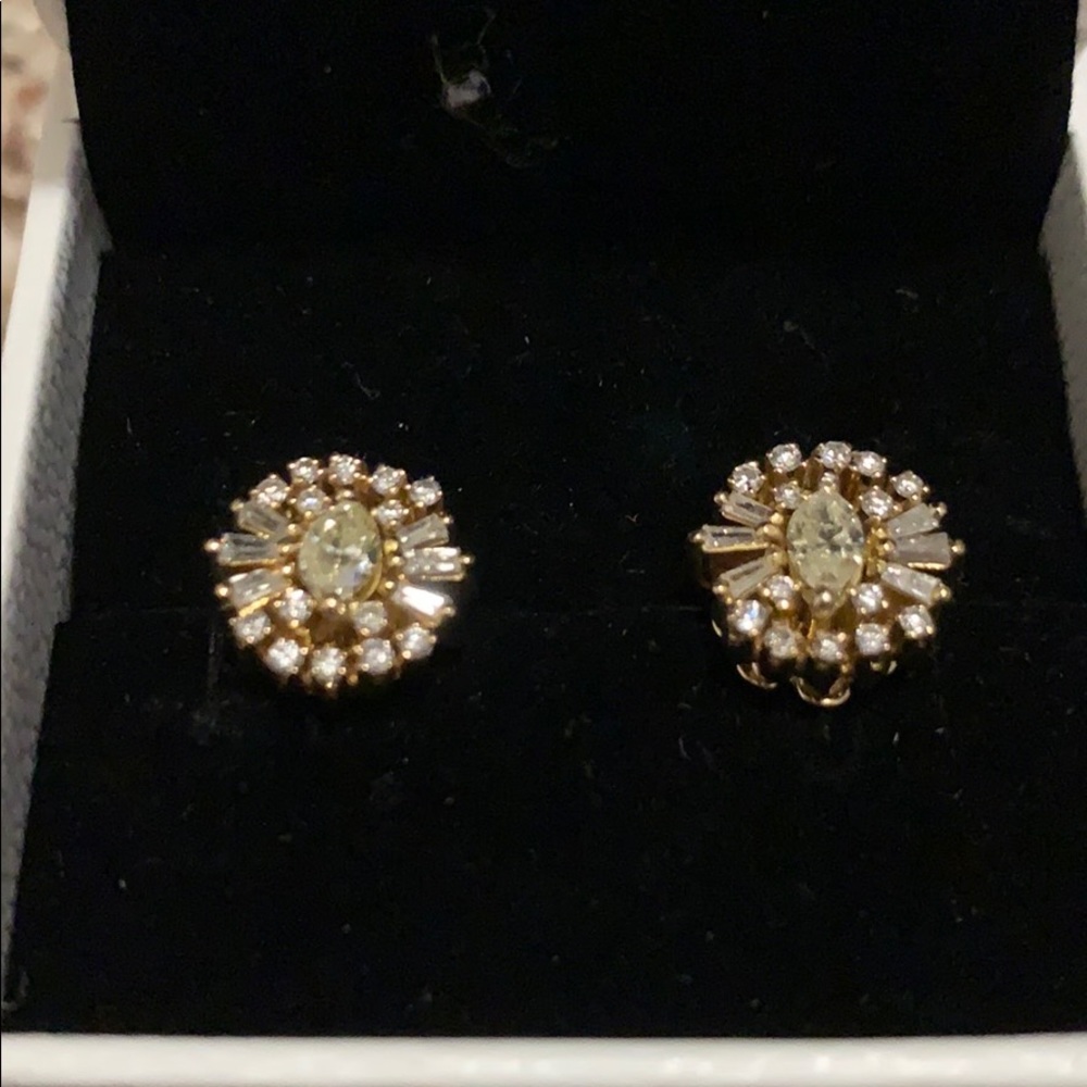 Vintage Diamond Earrings